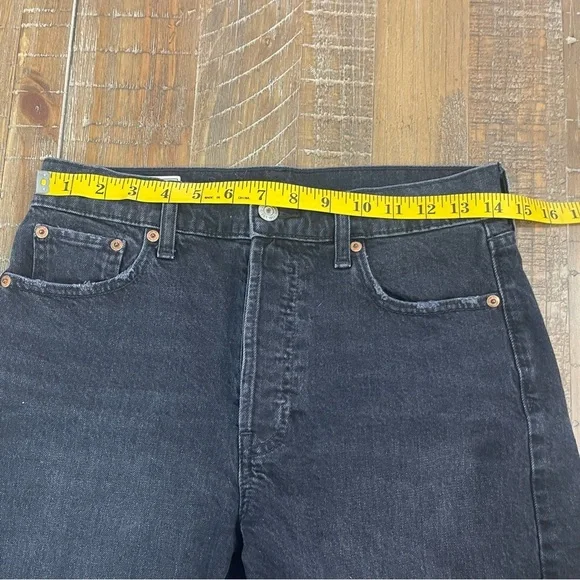 Gap Cheeky Midi High Rise Black Shorts Size 27/4 - Picture 6 of 9